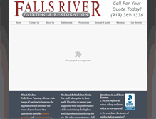 Tablet Screenshot of fallsriverpainting.com